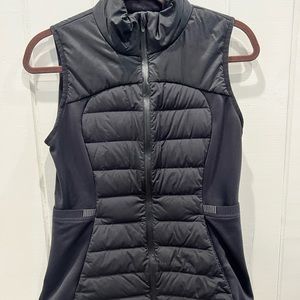 Lululemon Down For It All Vest Black Size 8